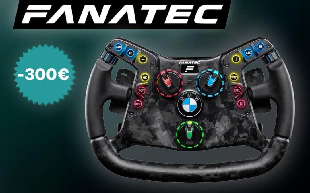 Fanatec Podium BMW M4 GT3: £ 300 alennusta tästä legendaarisesta ohjauspyörästä, rajoitettu tarjous!