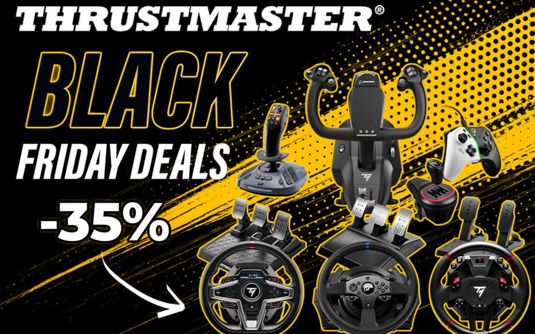 Musta perjantai Thrustmaster: 2025 (-35%)!