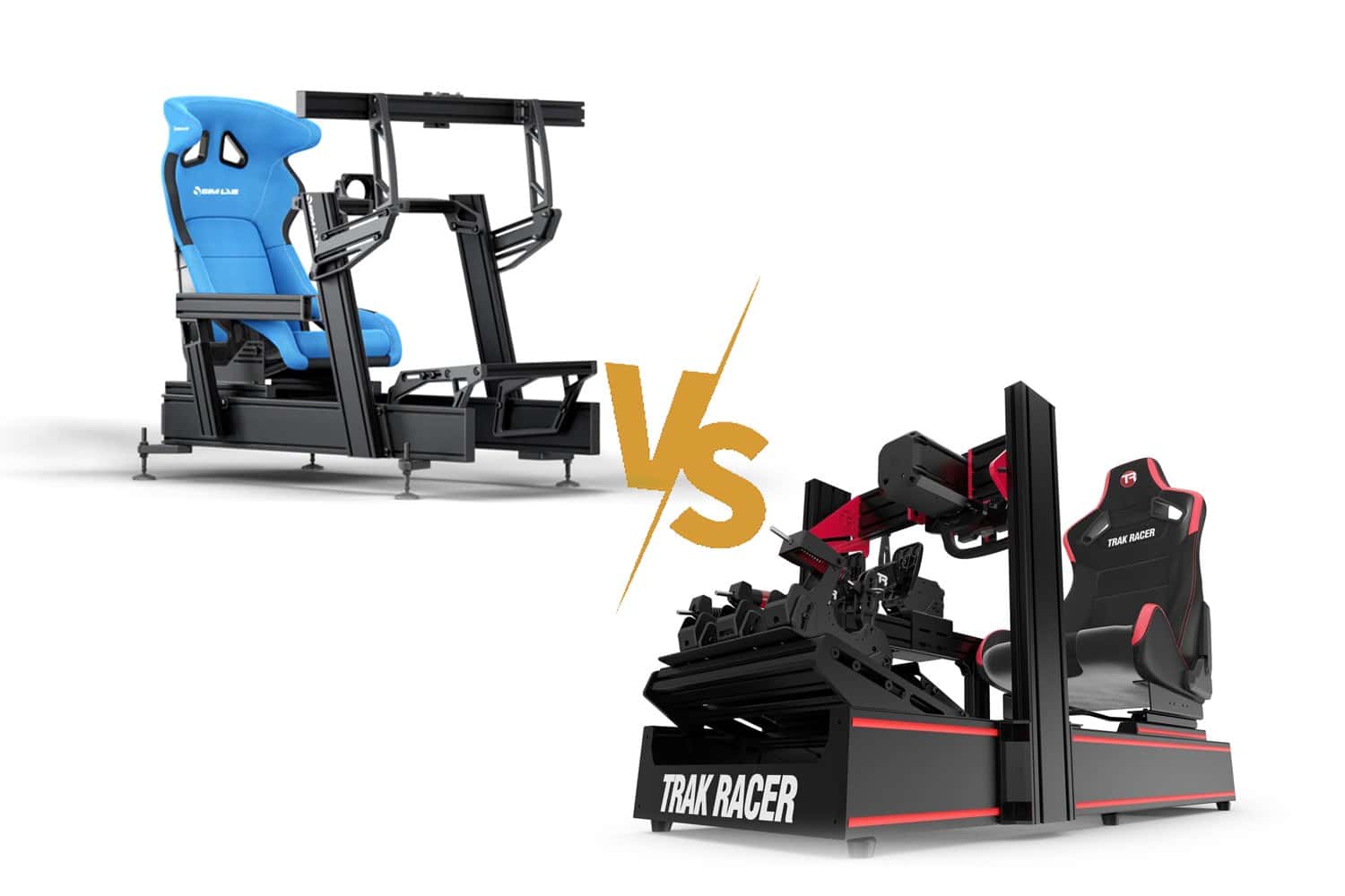 Sim-Lab P1X Pro -ohjaamo verrattuna Trak Racer TR160 V5 -ohjaamoon